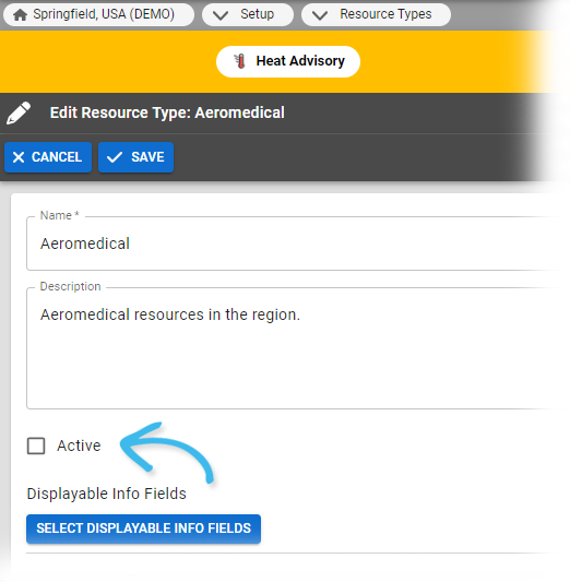 EMResource Re-activate resource type display